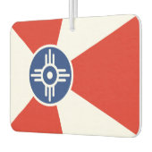 Wichita-Flagge Autolufterfrischer (Links)