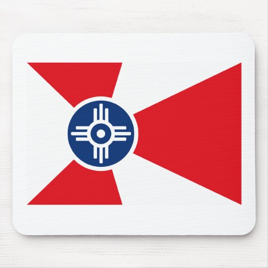 Wichita-Flagge Mousepad (Vorne)