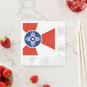 Wichita-Flagge Serviette (Beispiel)