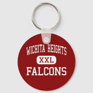 Wichita-Höhen - Falcons - hoch - Wichita Kansas Schlüsselanhänger