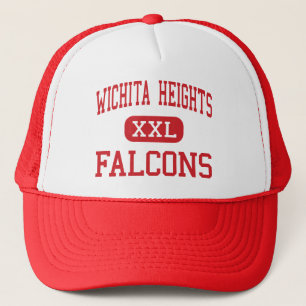 Wichita-Höhen - Falcons - hoch - Wichita Kansas Truckerkappe