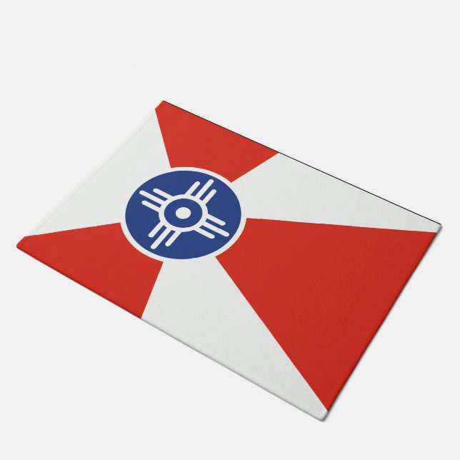 Wichita ICT Flag Fußmatte (Schrägansicht)