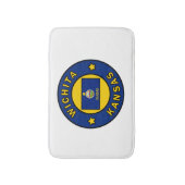 Wichita Kansas Badematte (Vorderseite Vertikal)