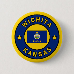 Wichita Kansas Button