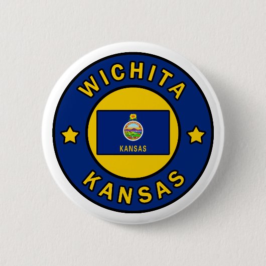 Wichita Kansas Button (Vorderseite)