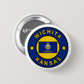 Wichita Kansas Button (Vorne & Hinten)