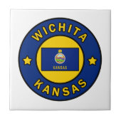 Wichita Kansas Fliese (Vorderseite)