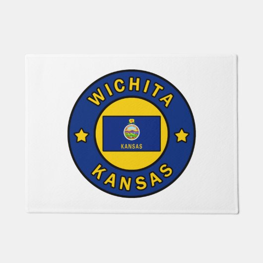 Wichita Kansas Fußmatte (Vorderseite)