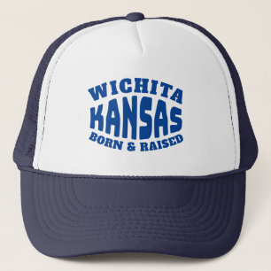 Wichita Kansas Geboren und erhoben Truckerkappe