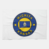 Wichita Kansas Geschirrtuch (Horizontal)