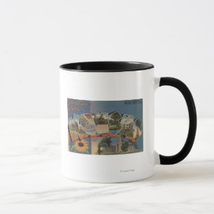 Wichita, Kansas - große Buchstabe-Szenen Tasse