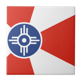 Wichita Kansas ICT Flag Fliese