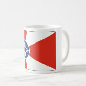 Wichita Kansas ICT Flag Kaffeetasse (VorderseiteRechts)