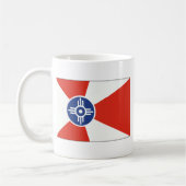 Wichita Kansas ICT Flag Kaffeetasse (Links)