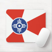 Wichita Kansas ICT Flag Mousepad (Mit Mouse)