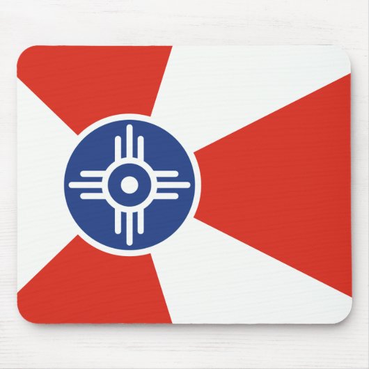 Wichita Kansas ICT Flag Mousepad (Vorne)