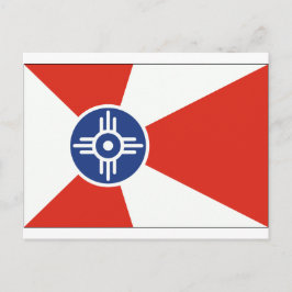 Wichita Kansas ICT Flag Postkarte