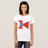 Wichita Kansas ICT Flag T-Shirt (Vorne ganz)
