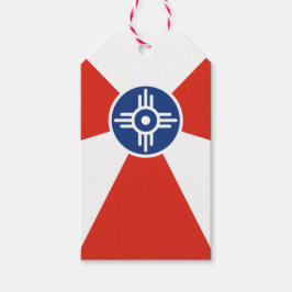 Wichita Kansas IKT-Flag-Tag Geschenkanhänger
