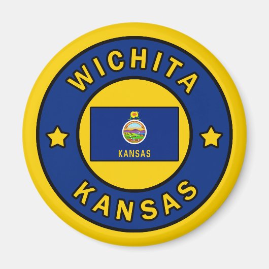 Wichita Kansas Magnet (Vorne)