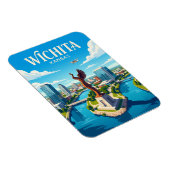 Wichita Kansas Magnet (Rechte Seite)