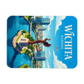 Wichita Kansas Magnet (Horizontal)