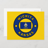 Wichita Kansas Postkarte (Vorne/Hinten)