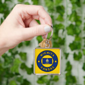 Wichita Kansas Schlüsselanhänger (Hand)