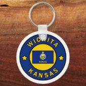 Wichita Kansas Schlüsselanhänger (Vorderseite)