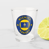 Wichita Kansas Schnapsglas (Vorderseite)