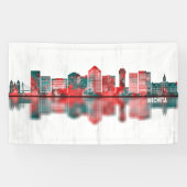 Wichita Kansas Skyline Banner (Horizontal)