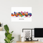 Wichita Kansas Skyline Poster (Heimbüro)
