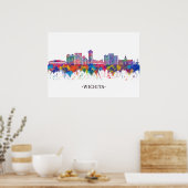 Wichita Kansas Skyline Poster (Küche)