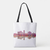 Wichita Kansas Skyline Tasche (Rückseite)