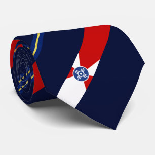 Wichita (Kansas) Stadtflagge Neck Tie Krawatte