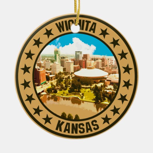Wichita Keramik Ornament (Vorne)