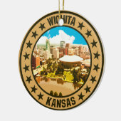 Wichita Keramik Ornament (Links)