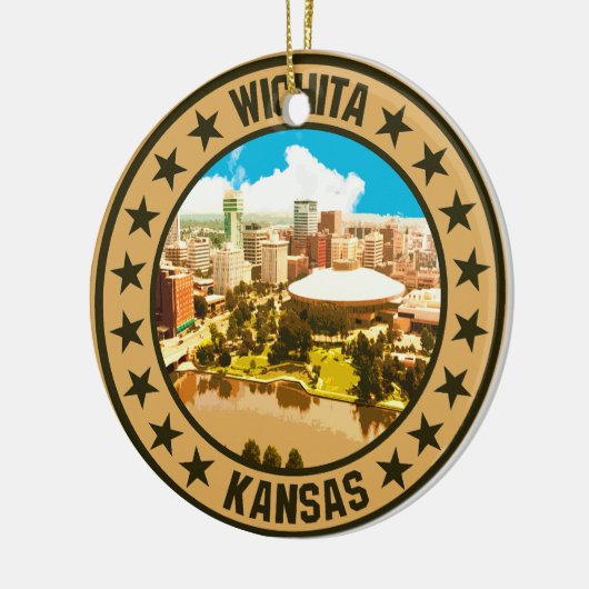 Wichita Keramik Ornament (Links)