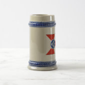 Wichita KS ICT Flag Bierglas (Mittel)