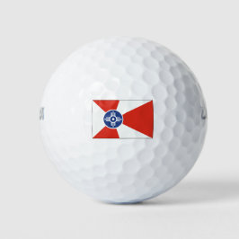 Wichita KS ICT Flag Golfball