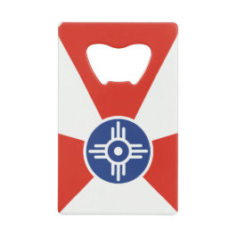 Wichita KS ICT Flag Kreditkarten Flaschenöffner
