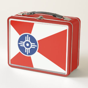 Wichita KS ICT Flag Metall Brotdose