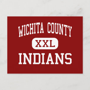 Wichita Landkreis - Amerikanische Ureinwohner - Ho Postkarte