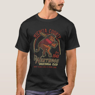 Wichita Landkreis Warthogs Retro Minor League Base T-Shirt