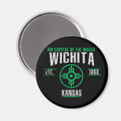 Wichita Magnet (Vorderseite/Rückseite)