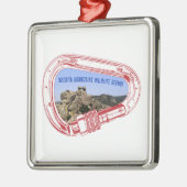 Wichita Mountains Climbing Carabiner Ornament Aus Metall (Links)