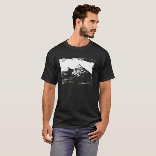 Wichita Mountains Granite Oklahoma Vereinigte Staa T-Shirt (Vorne ganz)
