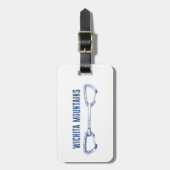 Wichita Mountains Rock Climbing Quickziehung Gepäckanhänger (Vorderseite vertikal)