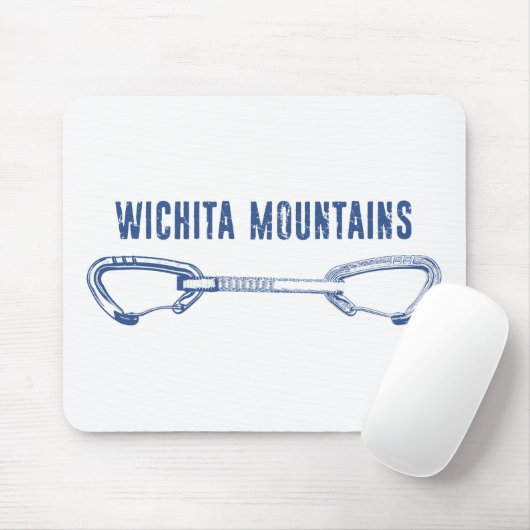 Wichita Mountains Rock Climbing Quickziehung Mousepad (Mit Mouse)