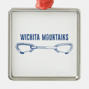 Wichita Mountains Rock Climbing Quickziehung Ornament Aus Metall